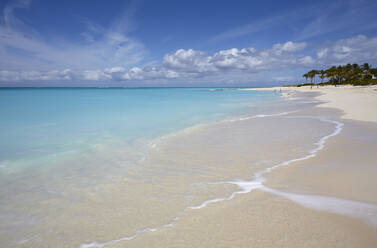 The sands of Grace Bay, the most spectacular beach on Providenciales, Turks and Caicos, in the Caribbean, West Indies, Central America - RHPLF07515