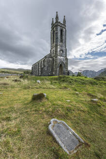 Alte Kirche von Dunlewey, Grafschaft Donegal, Ulster, Republik Irland, Europa - RHPLF07549