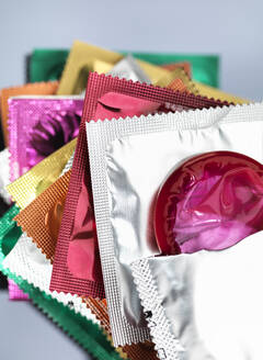 Contraceptives, Condoms in packets - ABRF00555