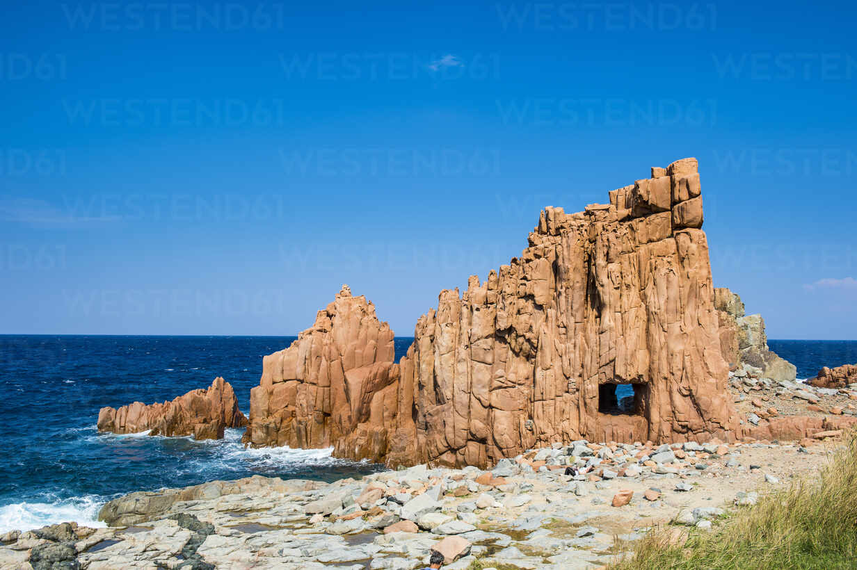 Beach of Rocce Rosse, Arbatax, Sardinia, Italy, Mediterranean