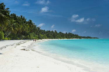 Weißer Sandstrand und türkisfarbenes Wasser, Sun Island Resort, Insel Nalaguraidhoo, Ari-Atoll, Malediven, Indischer Ozean, Asien - RHPLF08073