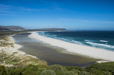 Blick über den Strand von Noordhoek, Chapmans Peak, Kap der Guten Hoffnung, Südafrika, Afrika - RHPLF08081