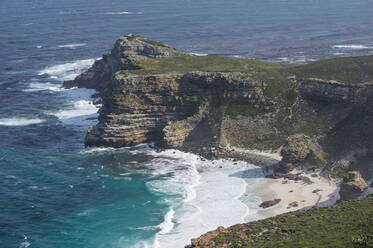 Felsige Klippen am Cape Point, Kap der Guten Hoffnung, Südafrika, Afrika - RHPLF08086