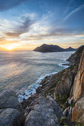 Sonnenuntergang über der Hout Bay, Kap der Guten Hoffnung, Südafrika, Afrika - RHPLF08088