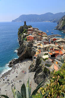 Vernazza, Italienische Riviera, Cinque Terre, UNESCO-Weltkulturerbe, Ligurien, Italien, Europa - RHPLF08210