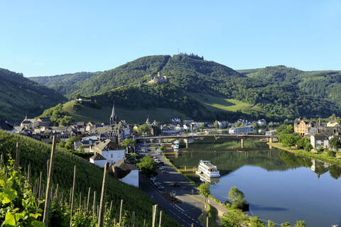 Bernkastel-Kues, Moseltal, Rheinland Pfalz, Deutschland, Europa, lizenzfreies Stockfoto