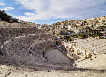 Römisches Theater, Amman, Verwaltungsbezirk Amman, Jordanien, Naher Osten - RHPLF08395