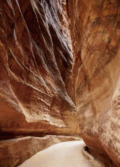 Der Siq, Petra, UNESCO-Welterbestätte, Gouvernement Ma'an, Jordanien, Naher Osten - RHPLF08413