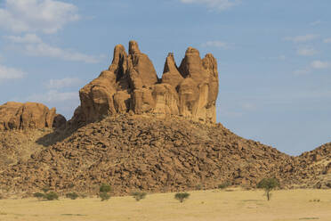 Felsformationen, Ennedi-Plateau, UNESCO-Welterbe, Region Ennedi, Tschad, Afrika - RHPLF08467