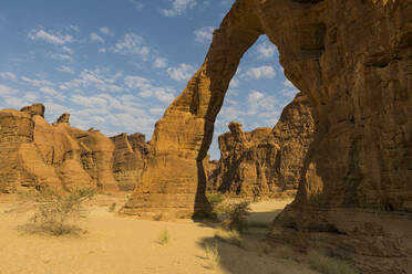 Elefanten-Felsbogen, Ennedi-Plateau, UNESCO-Welterbe, Region Ennedi, Tschad, Afrika - RHPLF08468