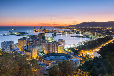 Gibralfaro viewpoint, Malaga, Costa del Sol, Andalusia, Spain, Europe - RHPLF08485