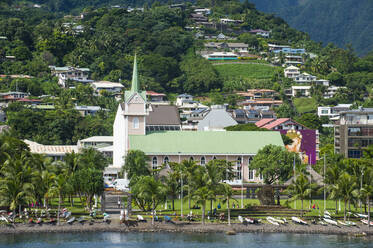 Stadtzentrum Papeete, Tahiti, Gesellschaftsinseln, Französisch-Polynesien, Pazifik - RHPLF08631