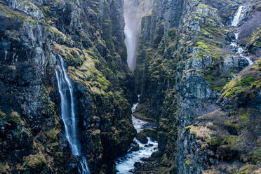 Glymur-Wasserfall, Island, Polarregionen - RHPLF08753