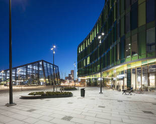 Malmo Central Station in Sweden at night - FOLF10477