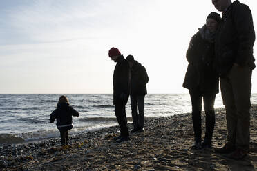 Familie am Strand - FOLF10725