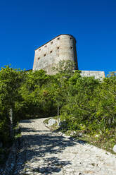 Low angle view of Citadelle Laferriere, Cap Haitien, Haiti, Caribbean - RUNF03016