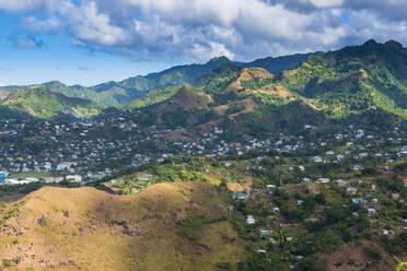 Aussicht auf St. Vincent von Fort Charlotte aus gesehen, St. Vincent und die Grenadinen, Karibik - RUNF03092