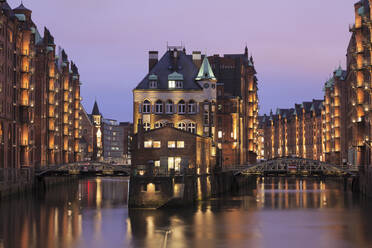 Wasserschloss, Speicherstadt, Hamburg, Hansestadt, Deutschland, Europa - RHPLF08785