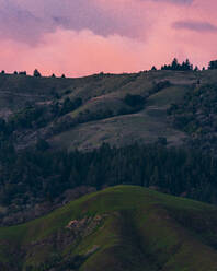 Octopus Hill in Boonville at Sunset - CAVF63285