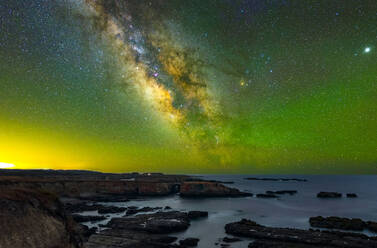 Milky Way above Point Arena National Monument in Mendocino - CAVF63288