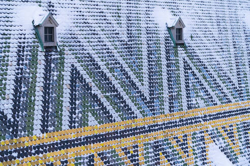 Buntes Ziegeldach, Stephansdom, Wien - CAVF63317