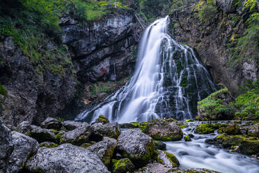 Blick auf den Gollinger Wasserfall, Tennengau, Salzburg - STSF02249