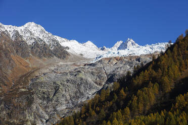 Le Tour Gletscher, Herbst, Chamonix, Haute Savoie, Rhone-Alpen, Französische Alpen, Frankreich, Europa - RHPLF08921