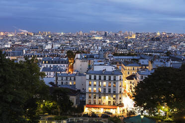 Stadtsilhouette von Montmartre, Paris, Frankreich, Europa - RHPLF08927