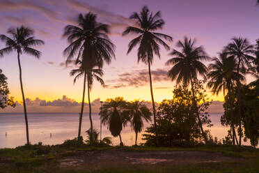 West Coast sunset, St. James, Barbados, West Indies, Caribbean, Central America - RHPLF08950