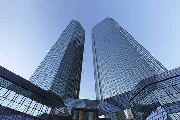 Deutsche Bank office tower block, Frankfurt, Hesse, Germany, Europe - RHPLF08975