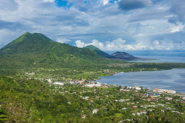 Blick über Rabaul, Ost-Neubritannien, Papua-Neuguinea, Pazifik - RHPLF09146