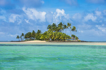 Schönes kleines Eiland in der Lagune von Wallis, Wallis und Futuna, Pazifik - RHPLF09161