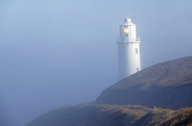 Lighthouse at Trevose Head, North Cornwall, England, United Kingdom, Europe - RHPLF09209