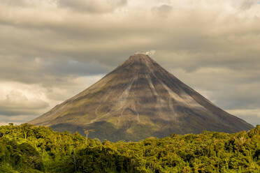 Volcano Arenal, seen from Lake Arenal, Costa Rica, Central America - RHPLF09303