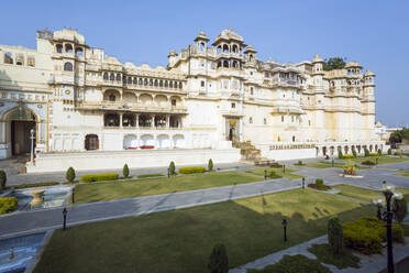 Stadtpalast in Udaipur, Rajasthan, Indien, Asien - RHPLF09357