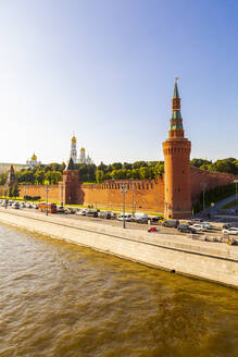 Der Kreml, UNESCO-Weltkulturerbe, und der Moskauer Fluss, Moskau, Russland, Europa - RHPLF09414