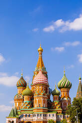 Die Basilius-Kathedrale, Roter Platz, UNESCO-Weltkulturerbe, Moskau, Russland, Europa - RHPLF09422