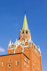 Turm des Dreifaltigkeitstors des Kremls, UNESCO-Weltkulturerbe, Moskau, Russland, Europa - RHPLF09427