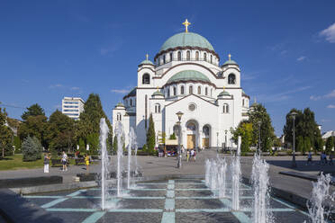 St. Sava Temple, the largest Orthodox Cathedral in the world, Belgrade, Serbia, Europe - RHPLF09674