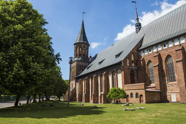 Außenansicht der Kant-Kathedrale, Insel Kant, Kaliningrad, Russland - RUNF03104