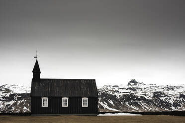 Budir Kirche, Snaefellsnes, Island, Polarregionen - RHPLF10016