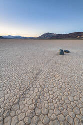 Moving boulders at Racetrack Playa in Death Valley National Park, California, United States of America, North America - RHPLF10148