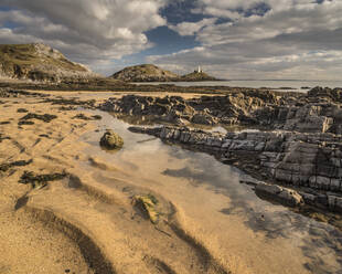 Ebbe, Bracelet Bay, Mumbles, Gower, Südwales, Vereinigtes Königreich, Europa - RHPLF10226