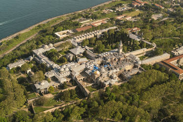 Topkapi-Palast, UNESCO-Weltkulturerbe, von oben, Istanbul, Türkei, Europa - RHPLF10278