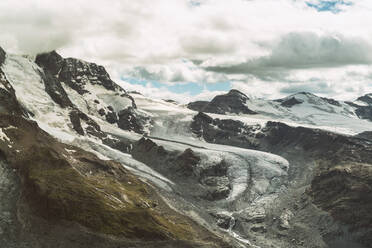 Glacier at Gornergrat near Zermatt in summer, Valais, Swiss Alps, Switzerland, Europe - RHPLF10286