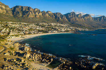 Clifton Beach, Kapstadt, bei Sonnenuntergang, Südafrika, Afrika - RHPLF10289