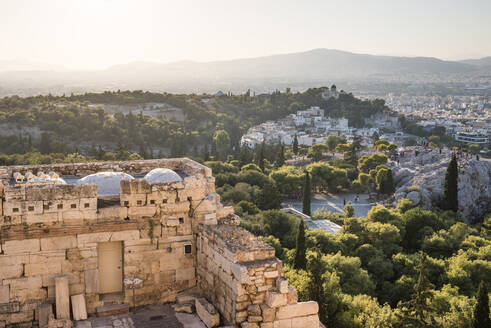 Athen, von der Akropolis aus gesehen, Region Attika, Griechenland, Europa - RHPLF10391