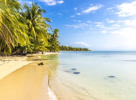 Ein Blick auf das karibische Meer vor dem Strand von Bocas del Drago, Insel Colon, Bocas del Toro-Inseln, Panama, Mittelamerika - RHPLF10472
