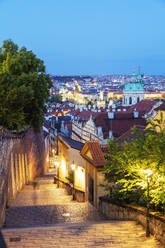 Treppe der Alten Burg, Prag, UNESCO-Weltkulturerbe, Böhmen, Tschechische Republik, Europa - RHPLF10552