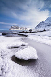 Uttakleiv Strand, Vestvagoy, Lofoten Inseln, Nordland, Norwegen, Europa - RHPLF10599